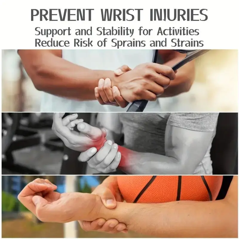 Adjustable Wrist Brace for Carpal Tunnel Relief, Supports Both Left & Right Hand, Perfect for Fitness & Everyday Use