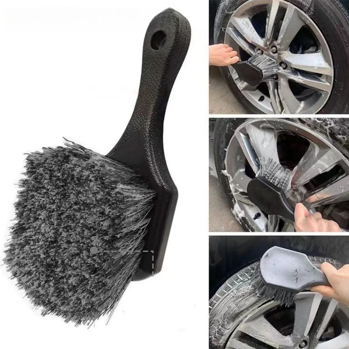 Short-Handle Wheel & Tire Detail Brush
