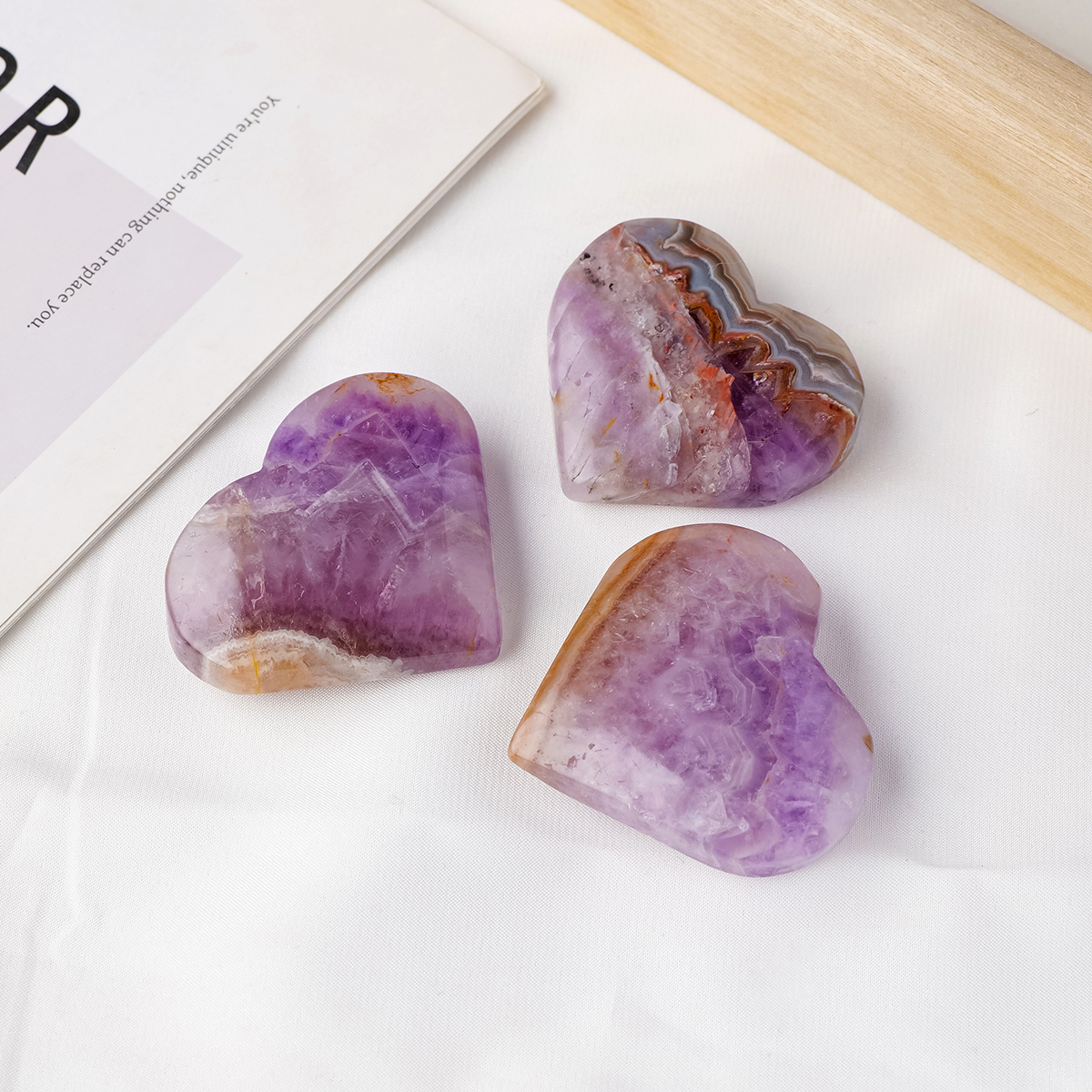 Reiki Healing Love Spiritual Meditation Feng Shui Druzy Home Ornament