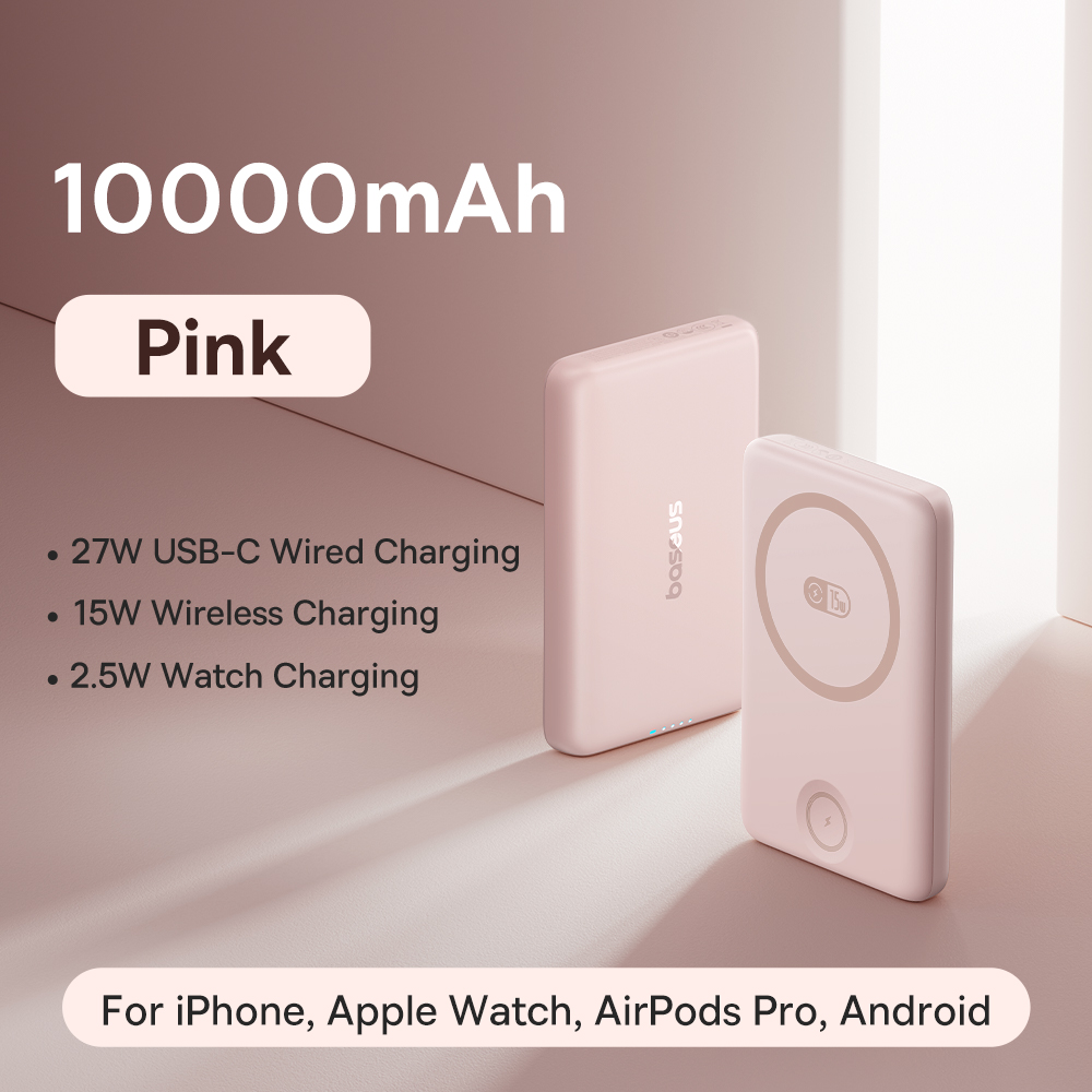 Magnetic Power Bank,Wireless Charging External Battery For Daily Travel Use