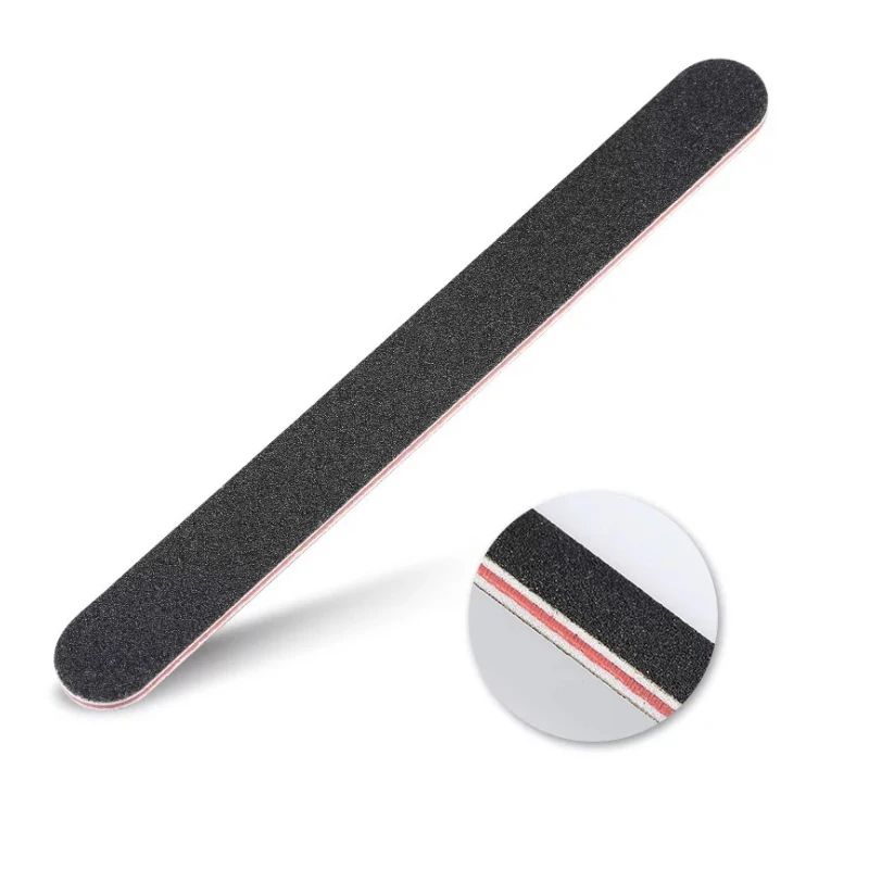Professional Nail File 100 180 Grit Double Sided Manicure Nail Buffer
