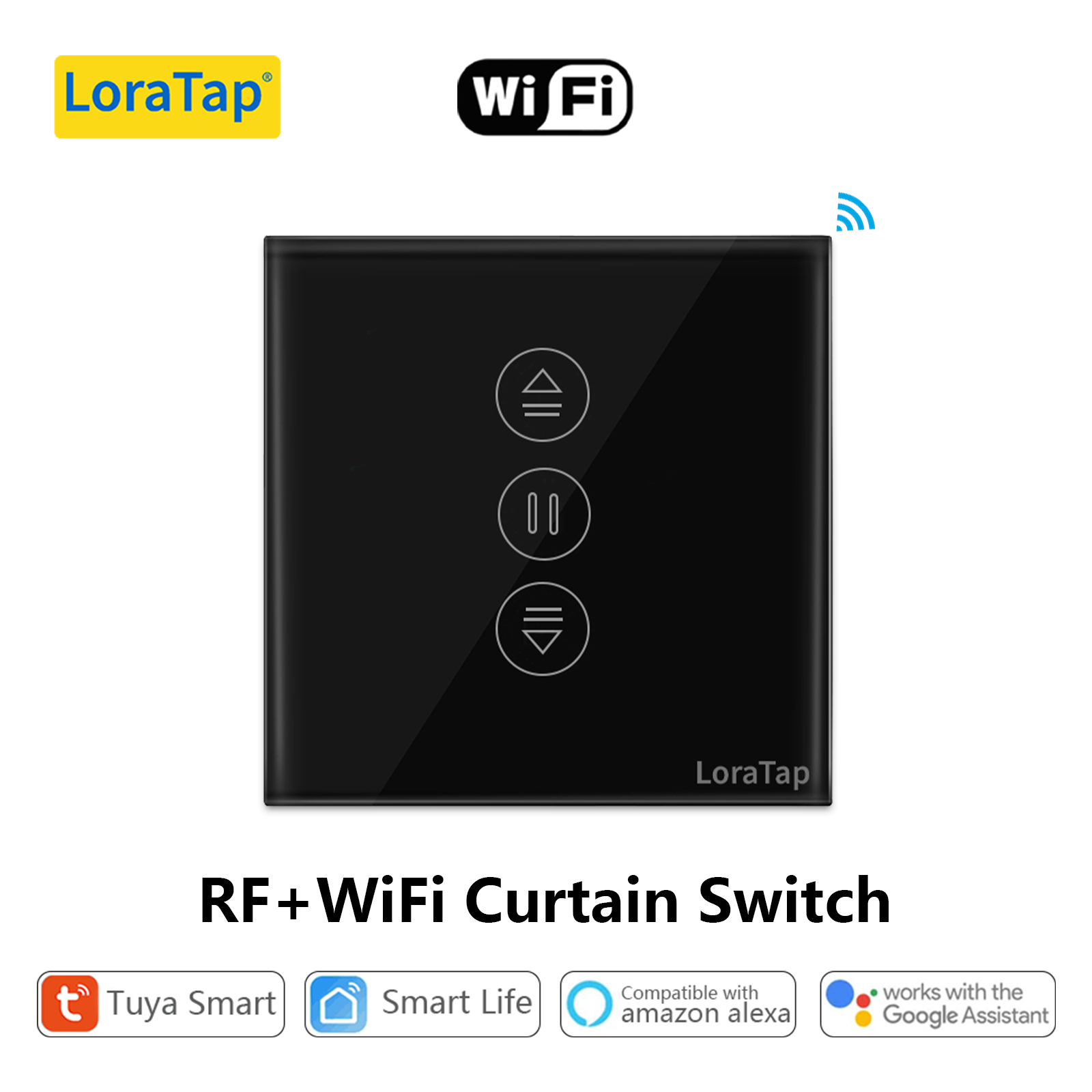 Smart Life WiFi Roller Shutter Curtain Switch, Remote Control, Google Home, Alexa Echo Compatible