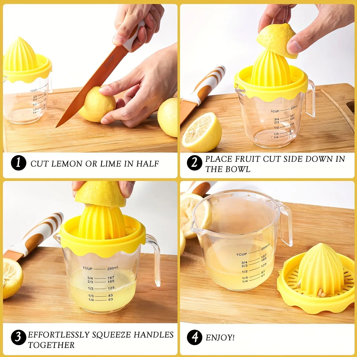 Manual Citrus Hand Squeeze Juicer