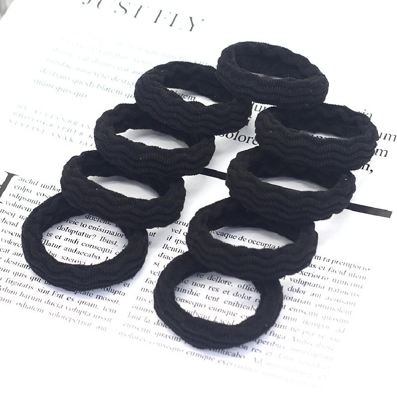 20PCS High Elastic Jacquard Hair Ties