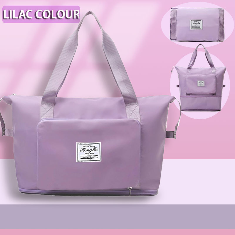 Expandable Foldable Travel Bag Waterproof Weekender Carry On Duffel