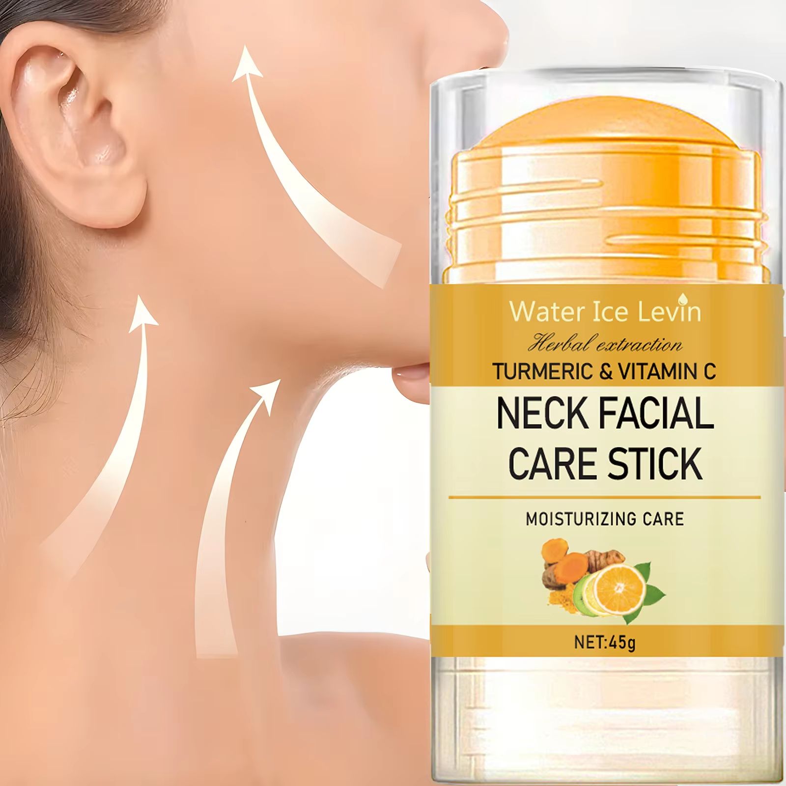 Turmeric & Vitamin C Neck Firming Cream – Anti-Aging, Whitening, and Double Chin Tightening Formula