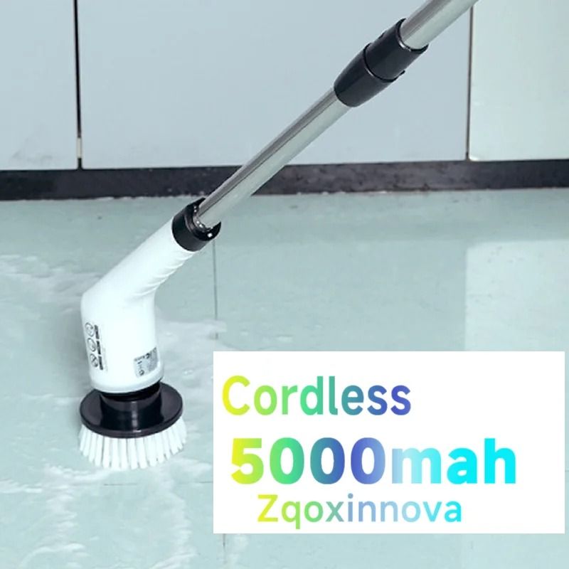 Multipurpose Household Electric Spin Scrubber Cleaning Brush