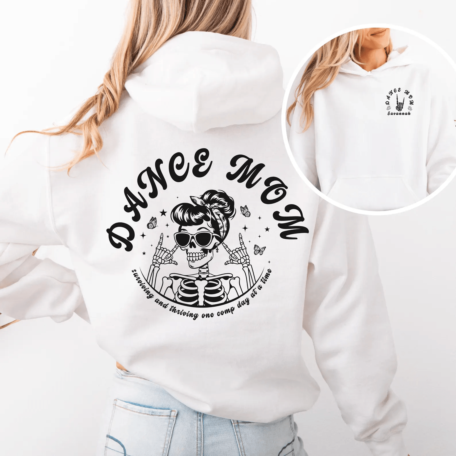 Custom Comp Day Dance Mom Hoodie Funny Personalized Dance Mom Sweatshirt