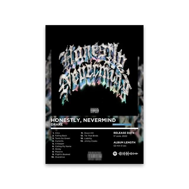 Retro Rap Album Cover Canvas Poster Music Wall Art Print