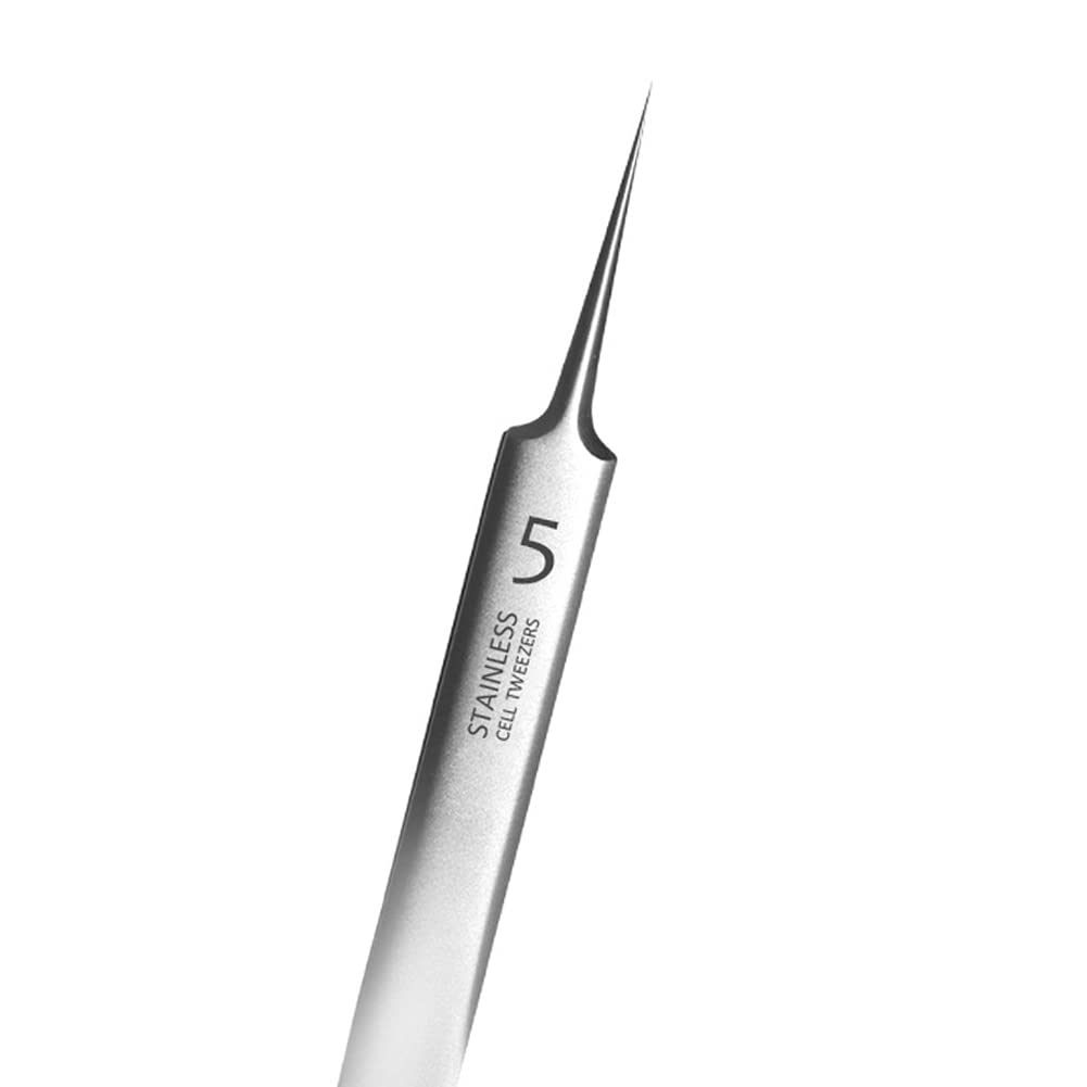 Ultra-Fine No. 5 Blackhead & Acne Removal Tweezers, Professional Beauty Salon Tool