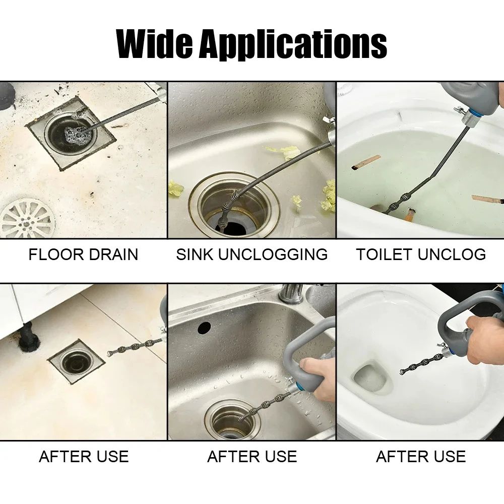 Extendable Drain Unblocker Tool