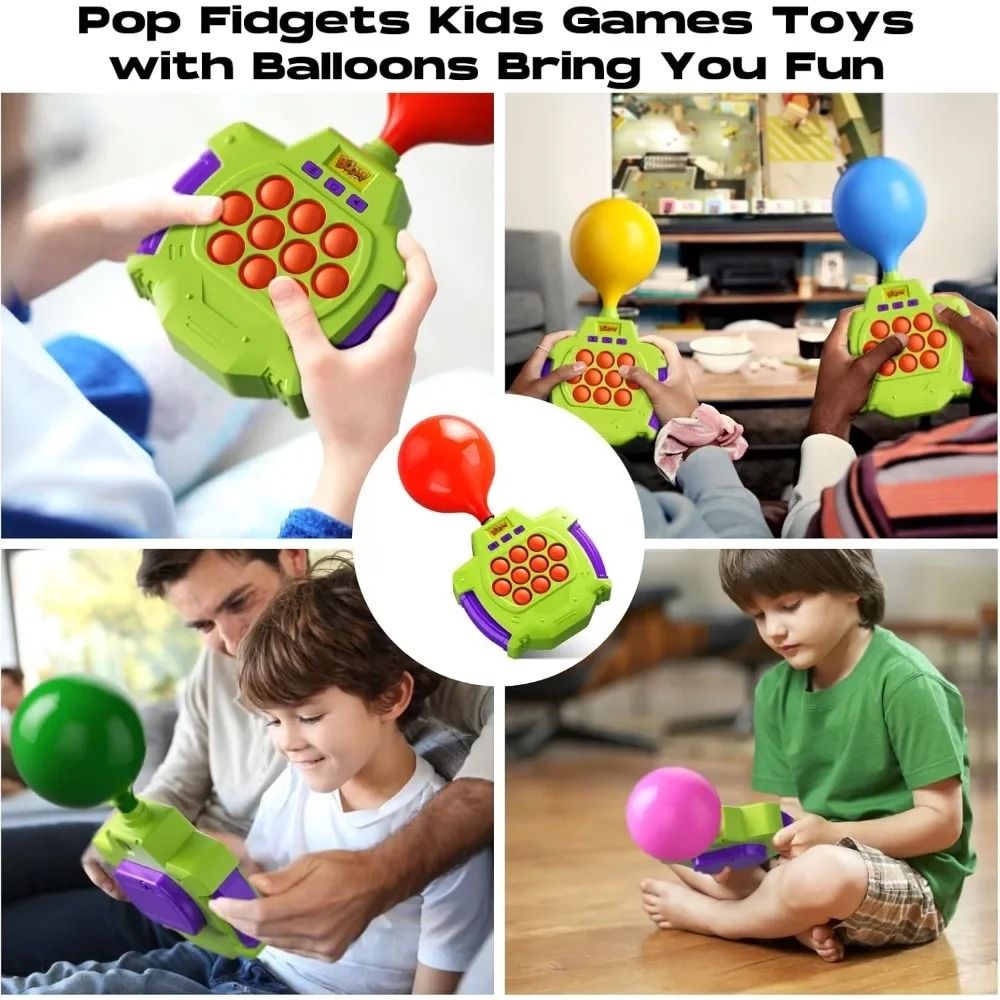Light Up Pop It Game Quick Push Electronic Fidget Puzzle Toy