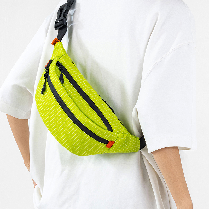 Lightweight Crossbody Waist Bag Large Capacity Outdoor Travel Sling for Men & Women