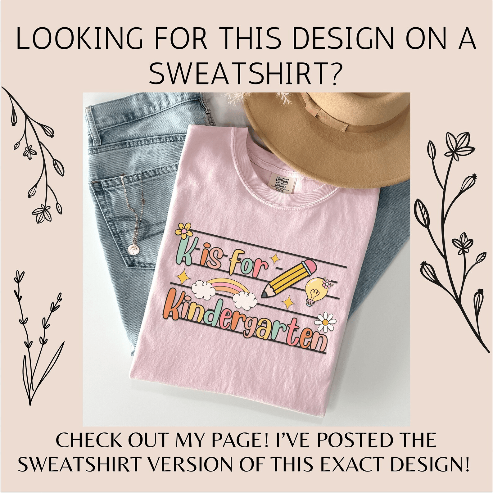 Kindergarten Teacher Shirt Retro Kindergarten Teach Tee Cute Teacher Gift