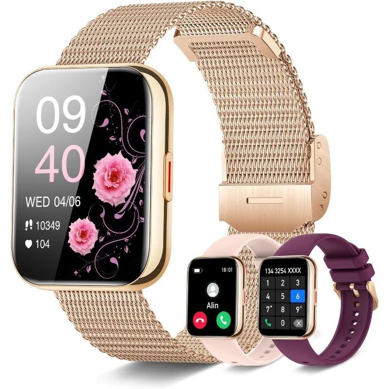 1.85 HD Bluetooth Calling AI Voice Smartwatch