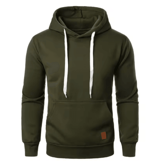 Mens Lightweight Hoodie Casual Pullover Drawstring Hooded Streetwear Sweatshirt