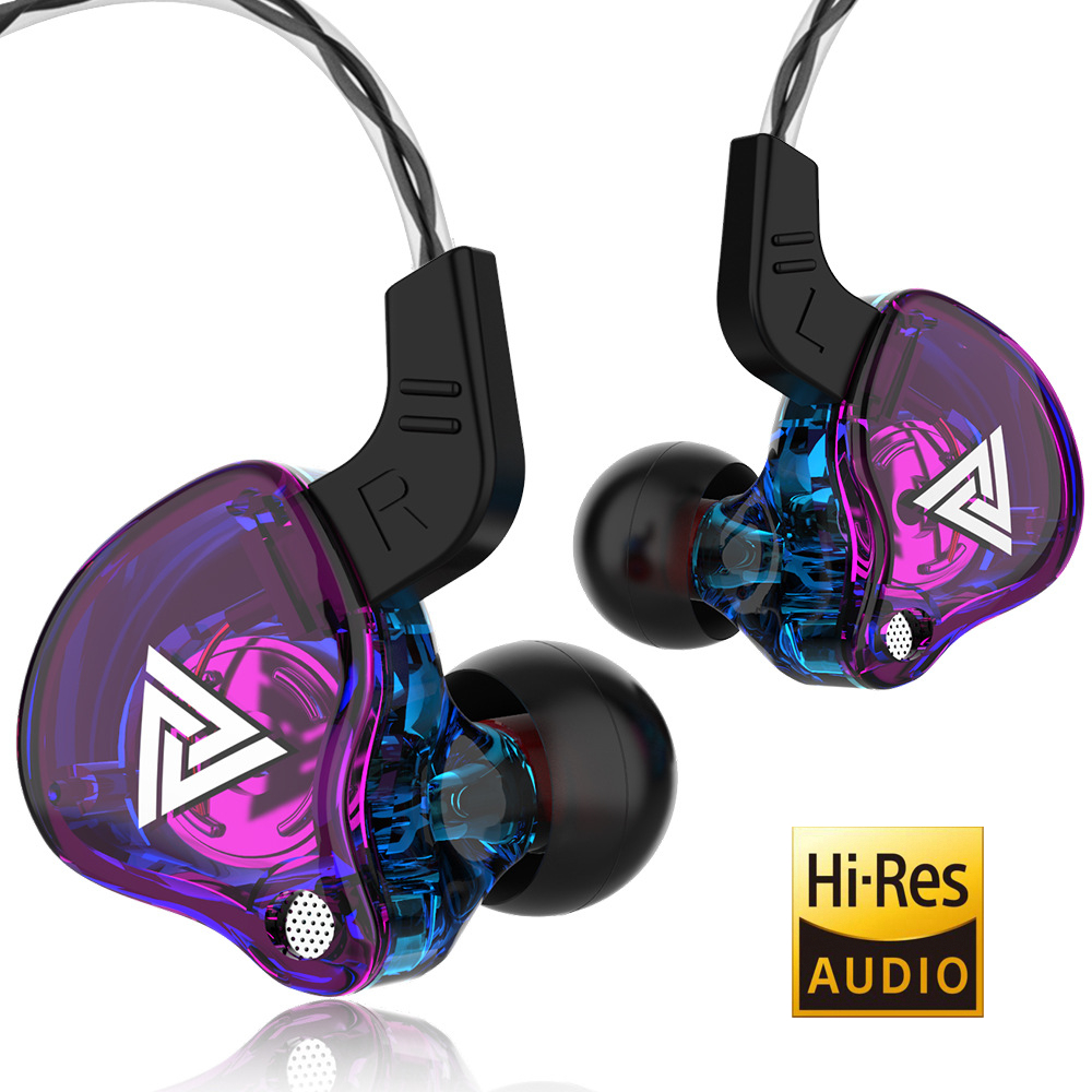 Copper Driver HiFi Wired Earphones  Bass Stereo Headset with Mic for Sports & Music Lovers