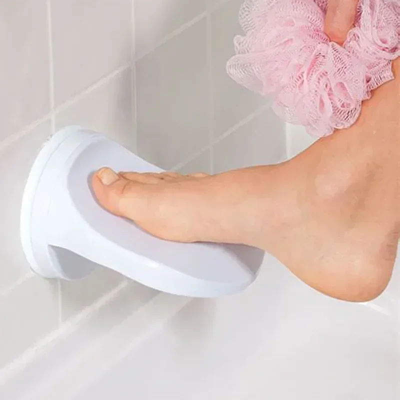 Bathroom Shower Foot Rest Pedal Step Aid Non Slip Suction Cup Leg Shaving Grip Holder for Washing Feet