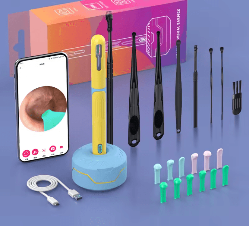 HD Ear Cleaner with Camera USB C Otoscope Wax Removal Kit for Adults and Kids