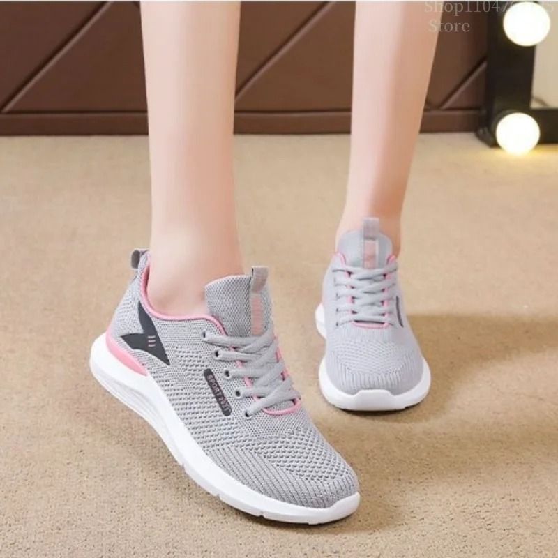 Womens Soft Sole Breathable Sneakers – Lightweight Anti-Slip Running and Walking Shoe