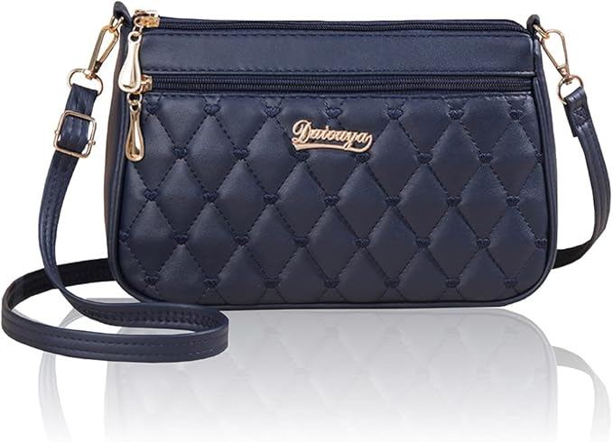 Elegant Embroidered Messenger Bag Stylish Women Leather Shoulder Handbag with Charm Accent