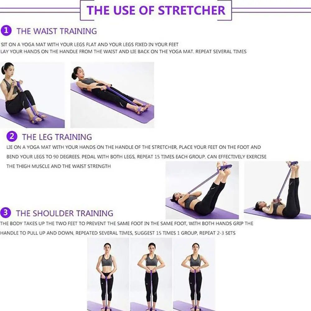 Pedal Resistance Band Exercise Trainer