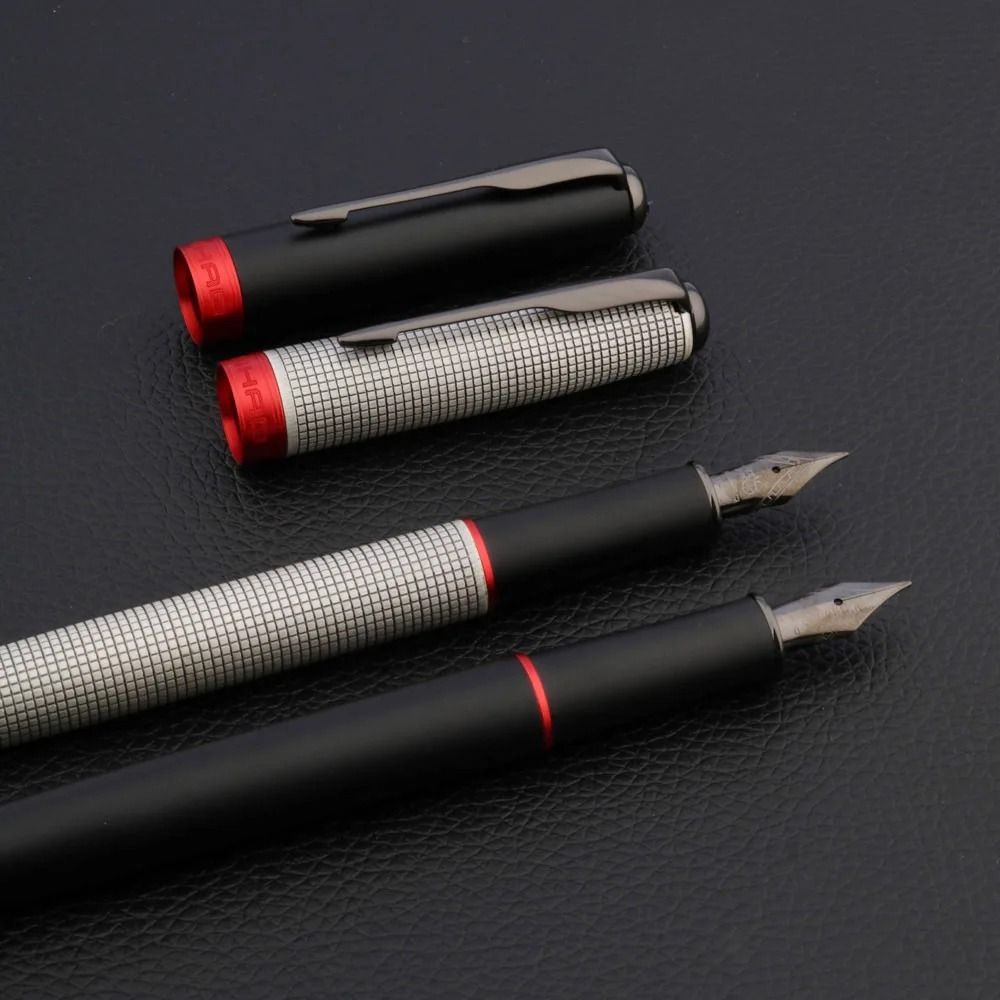 Heritage Checkered Metallic Script and Signature Pen