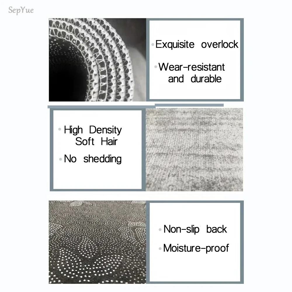 Ultra-Soft Washable Kitchen & Hallway Runner – Anti-Slip Bedside Area Rug & Entrance Doormat for Modern Home Decor