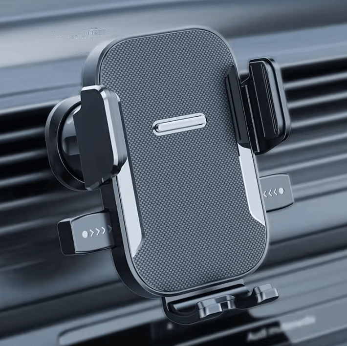 Universal Foldable Car Phone Holder – Rotatable GPS Phone Mount Air Vent Stand for Vehicle Interior Accessories