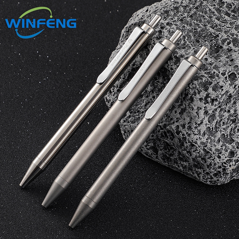 Premium Titanium Tactical Pen Refillable Everyday Carry Pen & EDC Tactical Tool