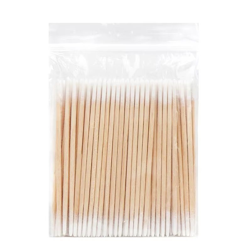 100/300pcs Double-Head Cotton Swabs – Makeup, Medical & Personal Care Tool