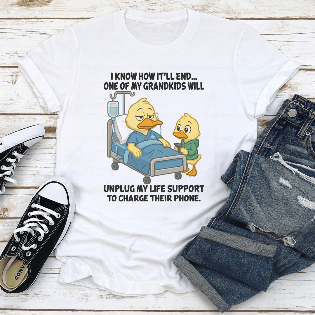 I Know How It'll End One Of My Grandkids Tee