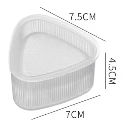 KawaiiRice Onigiri Mold Set Transparent Sushi Rice Mold Cartoon Kids Bento Rice Ball Maker