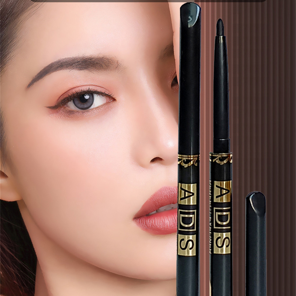 Smudge-Proof Waterproof Black Brown Eyeliner Pencils, High Pigmented & Long-Lasting Punk Makeup