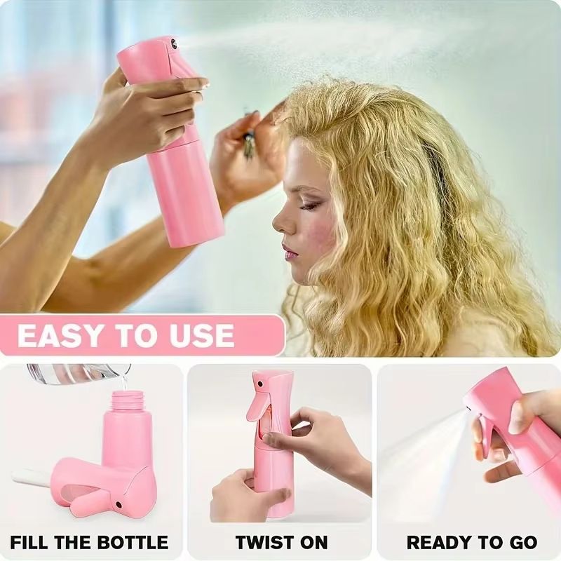 All-in-One Detangling Candy Brush & Continuous Mist Spray Hair Care Kit