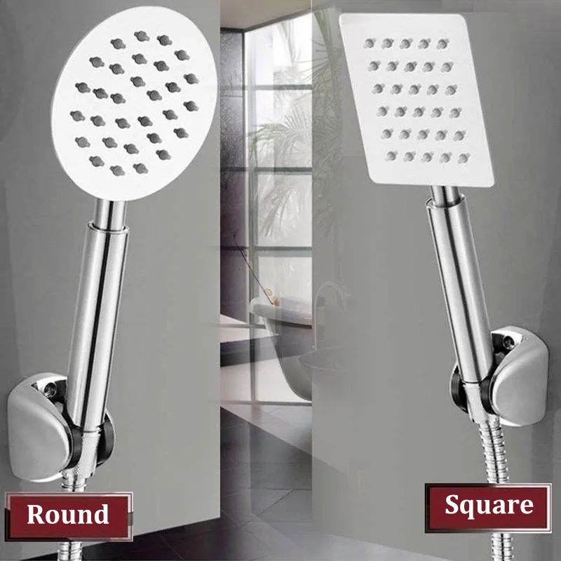 High Pressure Handheld Shower Head Stainless Steel Bathroom Set