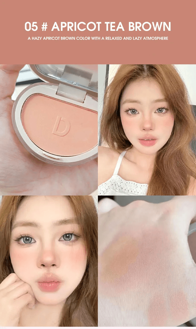 DaimAnpu Honey Glow Powder Blush Natural Brightening Finish