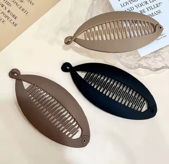Matte Fish Shape Hair Claw Clip