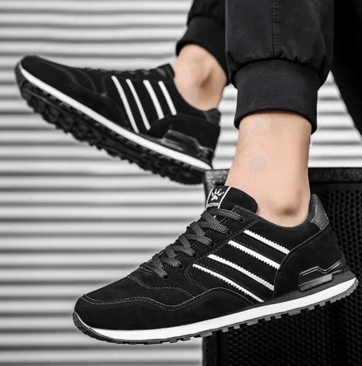 Artificial Leather Men Casual Shoes – Breathable Lightweight Spring Sneakers