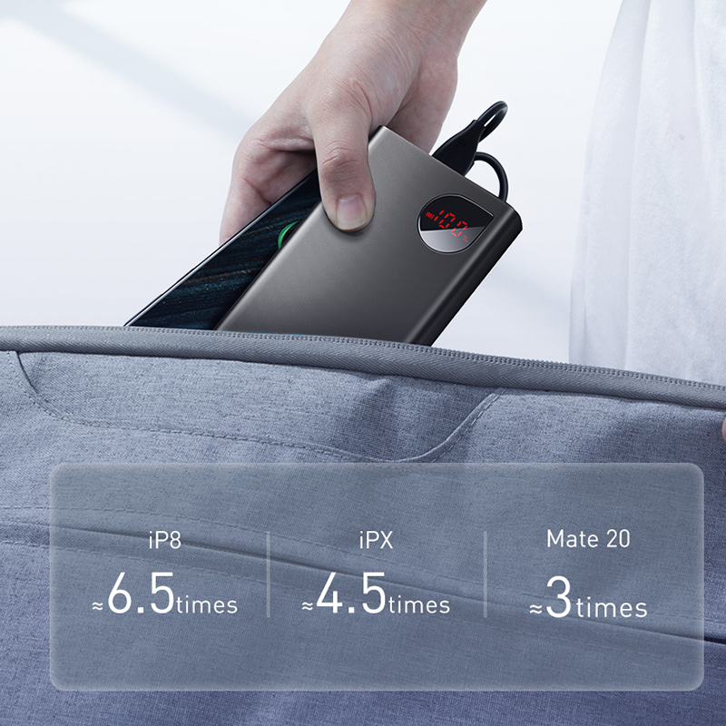 High Capacity Portable Power Bank PD Fast Charging USB C Charger