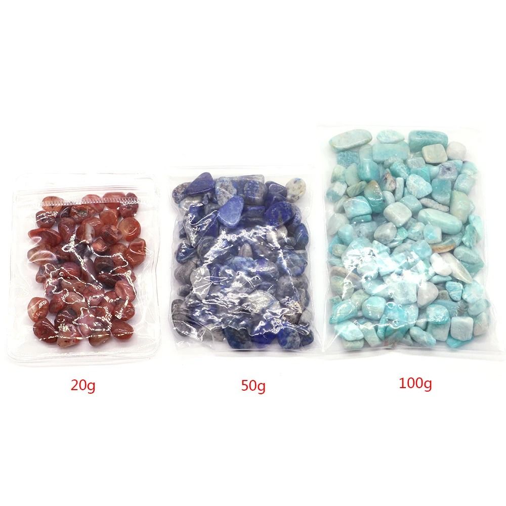 Natural Tumbled Agate & Quartz Crystal Gravel
