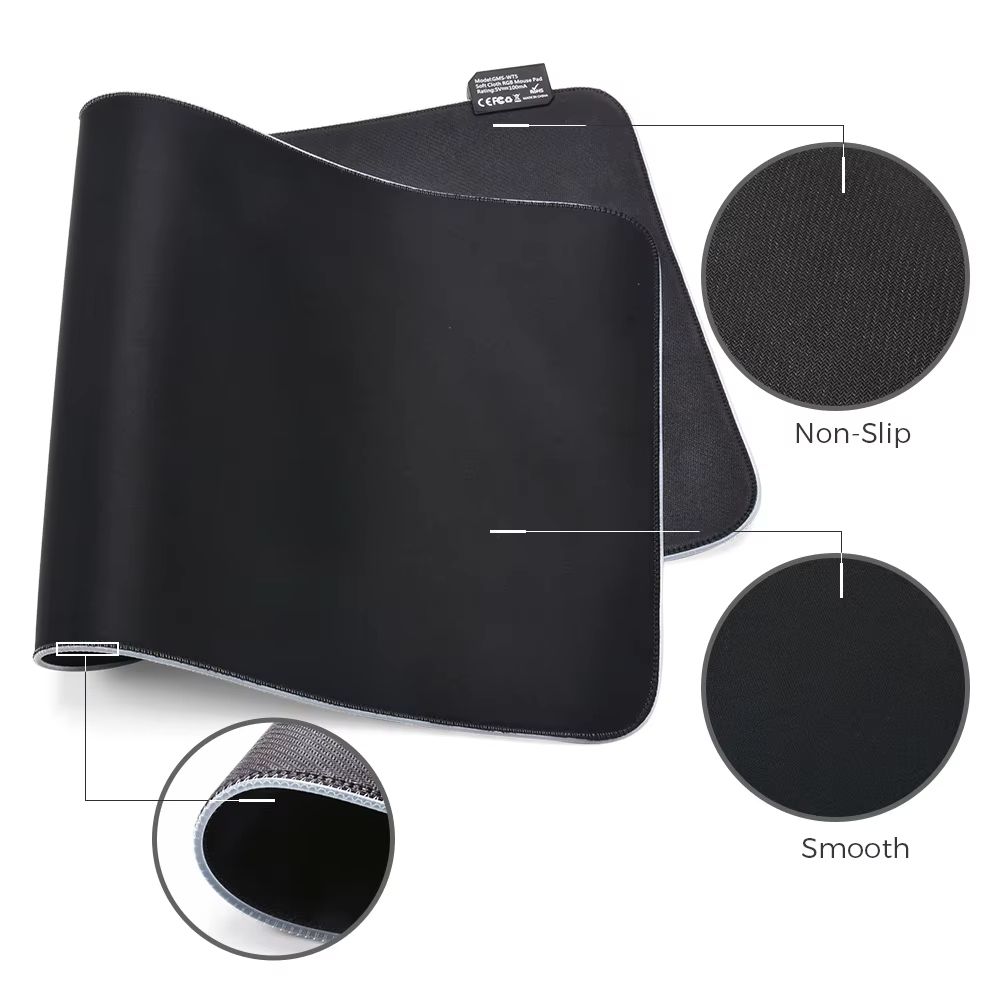 RGB LED Gaming Desk Mat – Waterproof Large Mousepad with Color-Changing Backlight for PC, Dota & CS