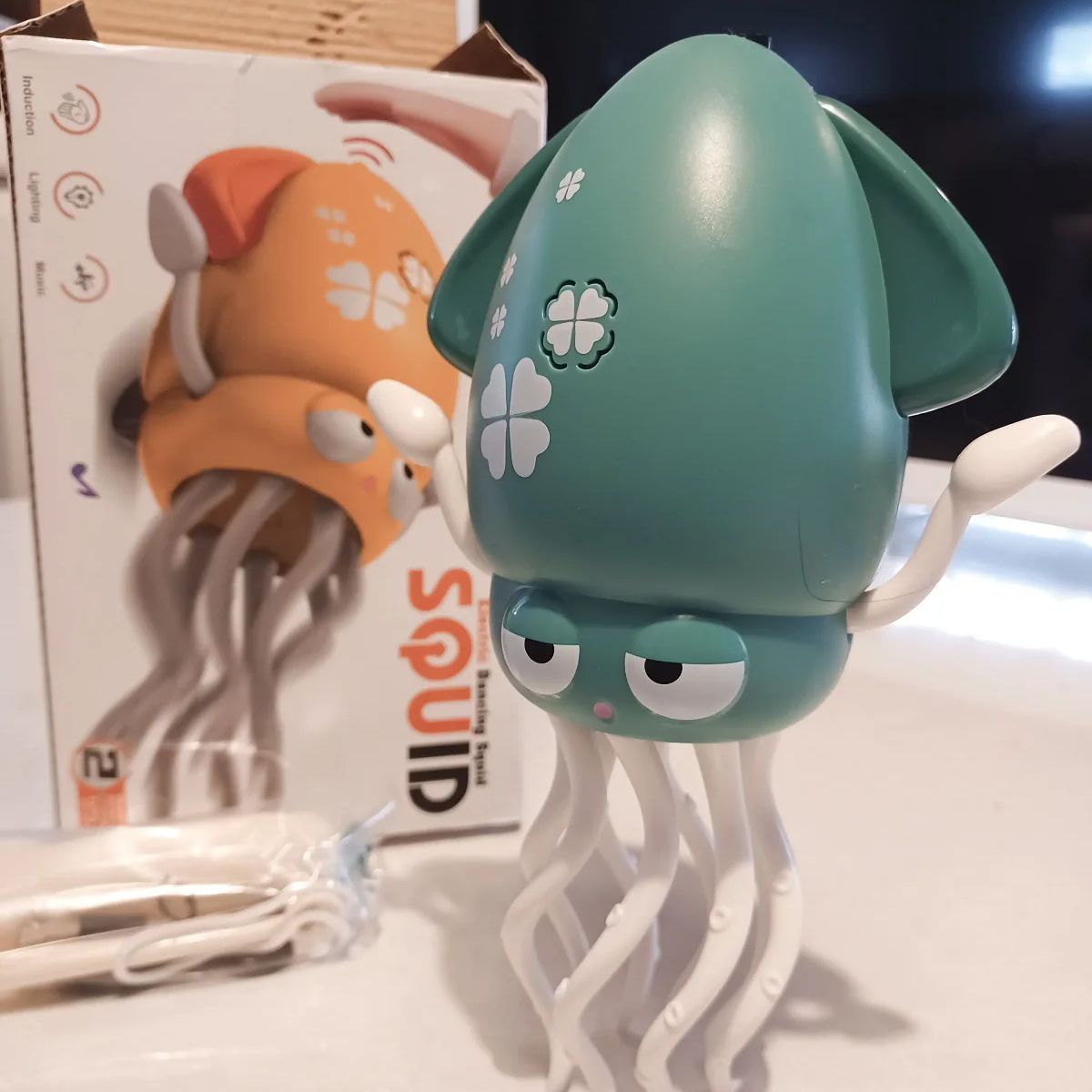 Interactive Development Moving Children's Electric Octopus, Glow Dancing Octopus Toys, Cartoon Educational Toddler Gift