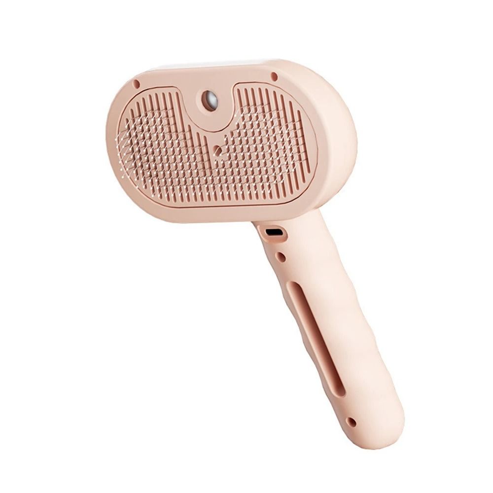 Steam Spray Dog Grooming Brush Deshedding And Detangling Pet Brush