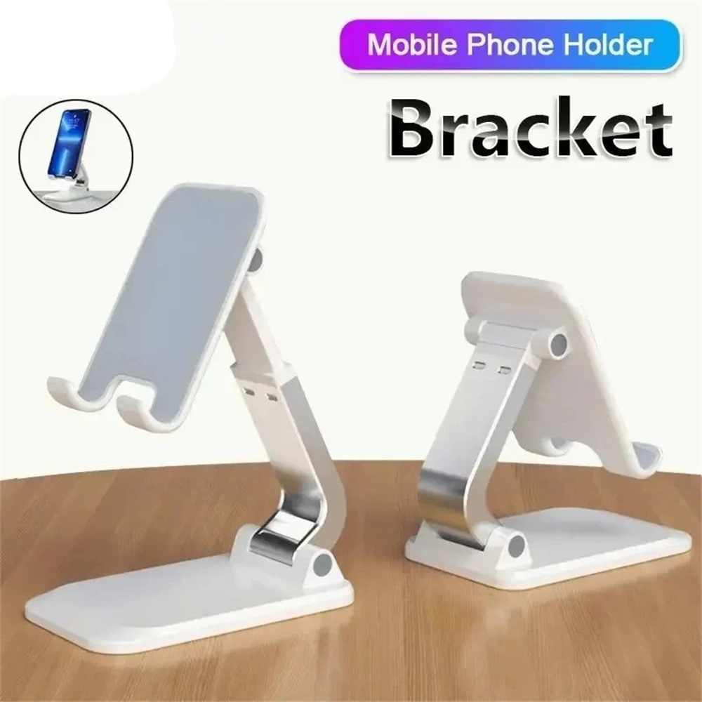 Foldable Tablet Stand, Universal Desk Mobile Phone Holder, Adjustable Smartphone Holder Portable