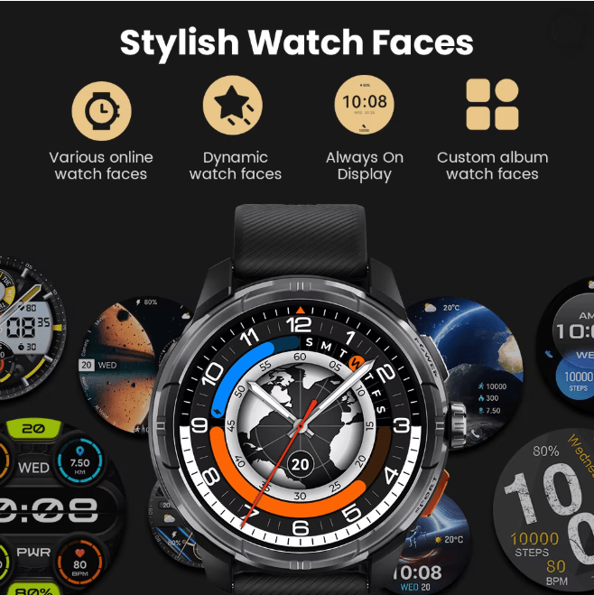 HAYLOU Solar Ultra GPS Smartwatch with AMOLED Display and Bluetooth Calling