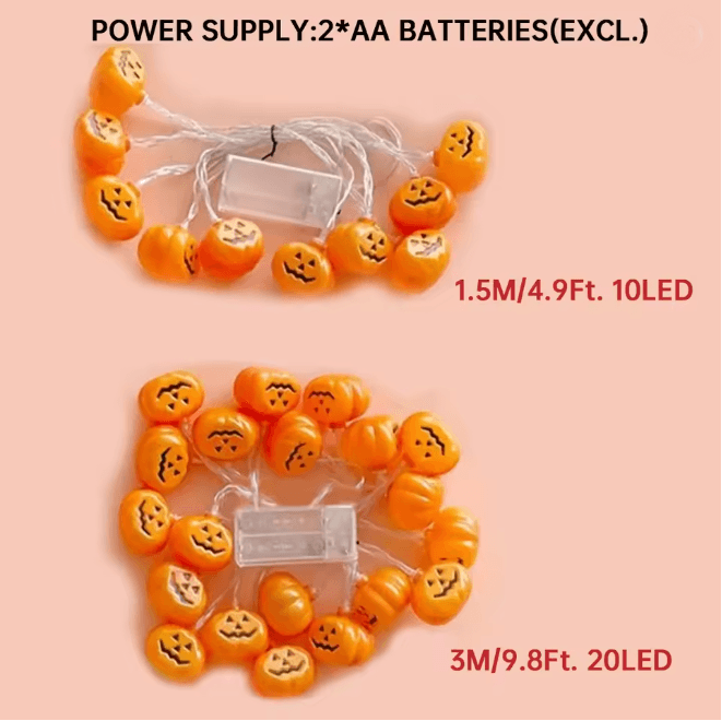 PumpkinGlow Halloween String Light