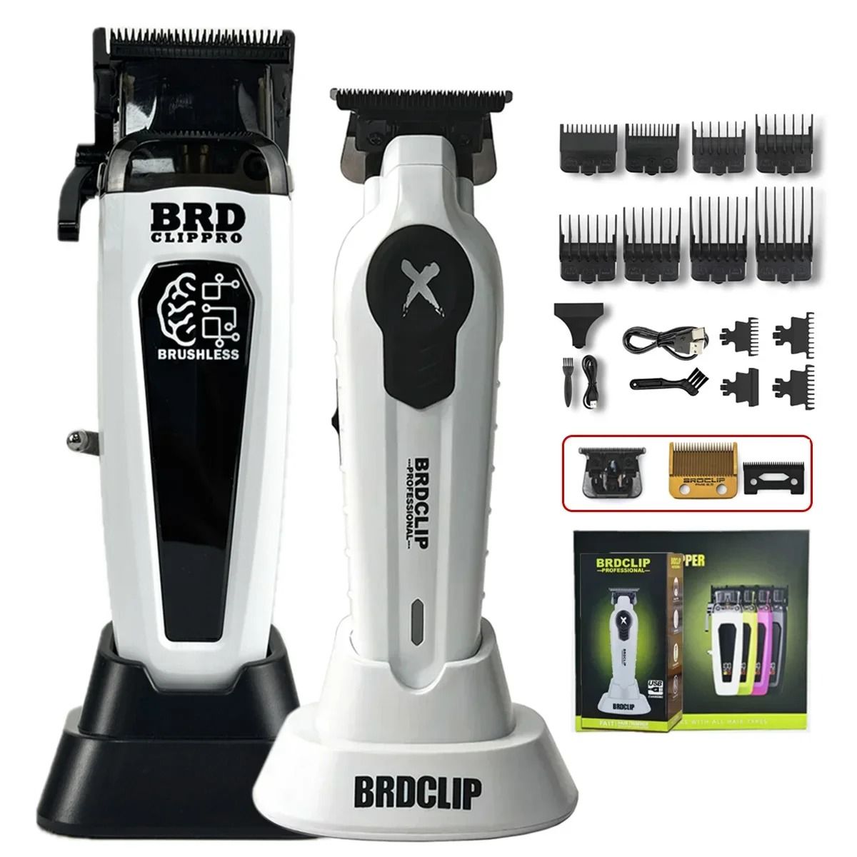 Professional Hair Clipper and Trimmer with Charging Base