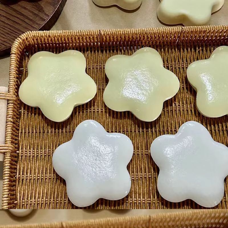 Kawaii Yellow Star Milk Squishy Stress Relief Toy