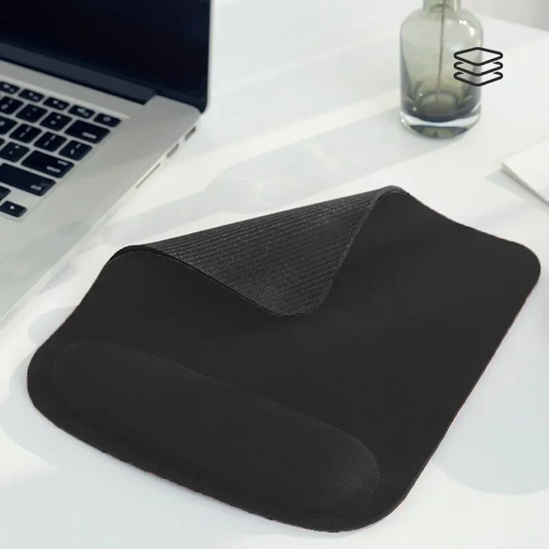 Large Thickened Ergonomic Computer Game Mouse Pad with Wrist Pad Non Slip